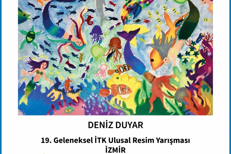 DENİZ DUYAR - Sergilenmeye Değer Eser 19. Geleneksel İTK Resim Yarışması 2021